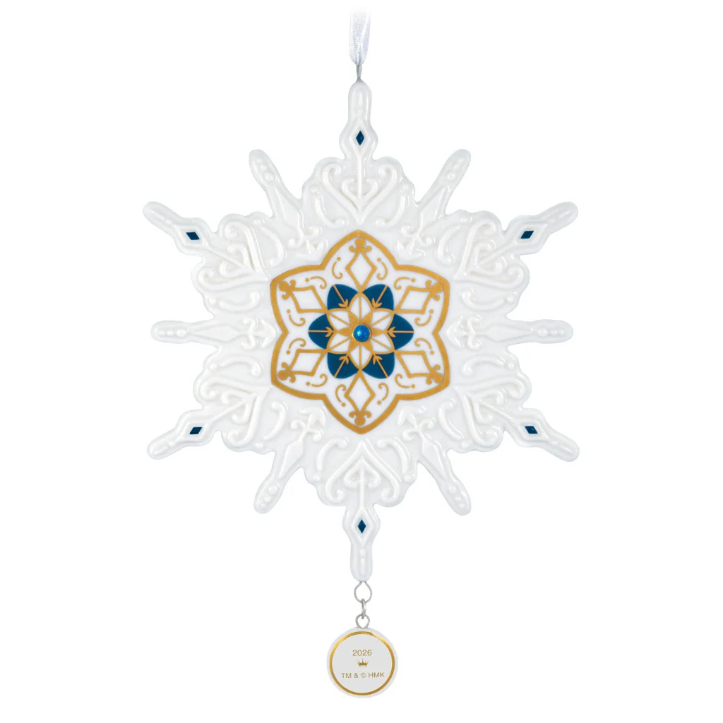 Hallmark : 2026 Keepsake Snowflake 2026 Porcelain Ornament (8) - Image 3
