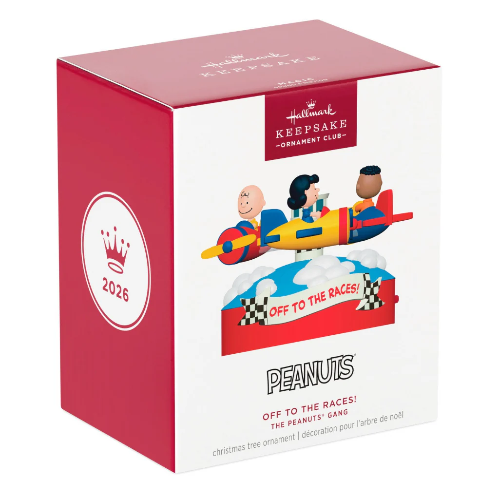 Hallmark : 2026 Keepsake The Peanuts® Gang Off to the Races! Musical Ornament With Motion (223) - Image 5