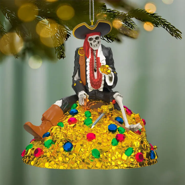 Hallmark : 2026 Keepsake Treasure Skeleton Disney Pirates of the Caribbean Collection (323)