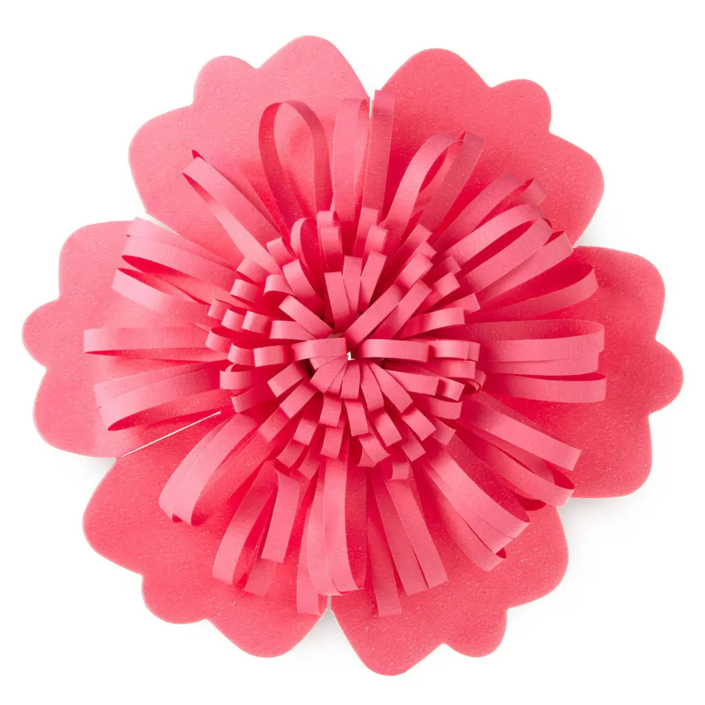 Hallmark : 4.6" Pink Flower Gift Bow
