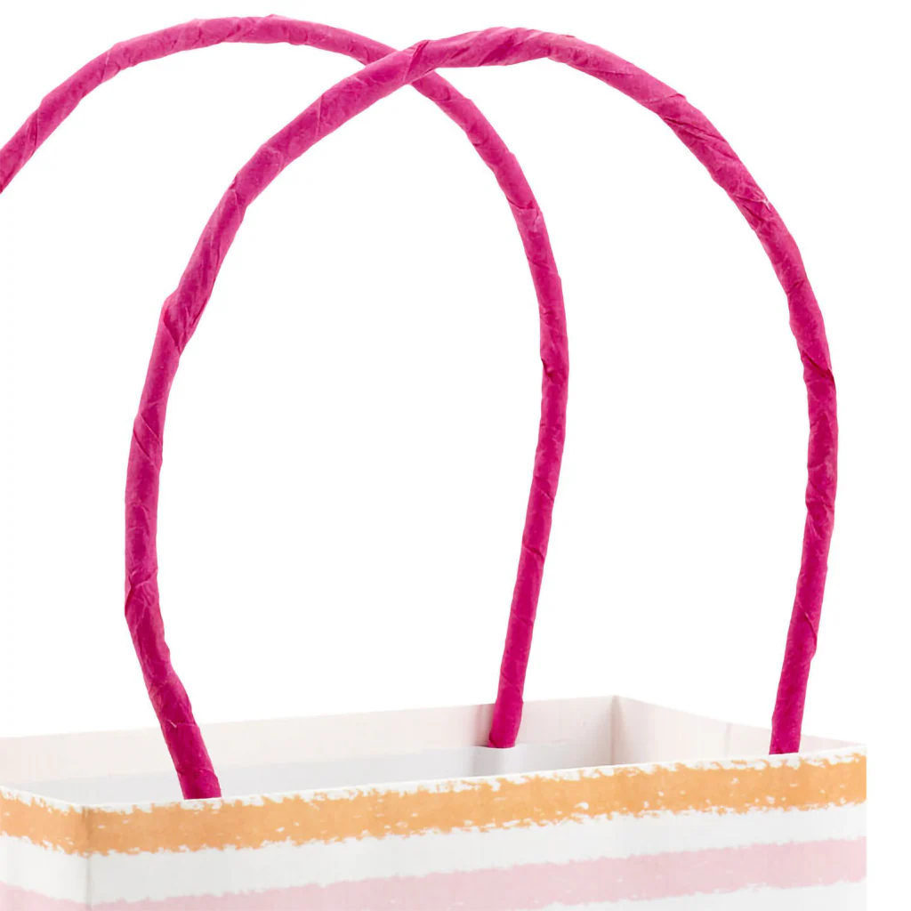 Hallmark : 4" Patterned Pink Mini Horizontal Gift Bag Bundle - Image 4