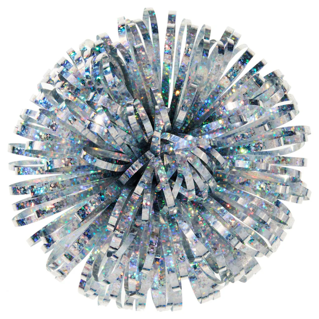 Hallmark : 5" Silver Holographic Gift Bow - Image 5