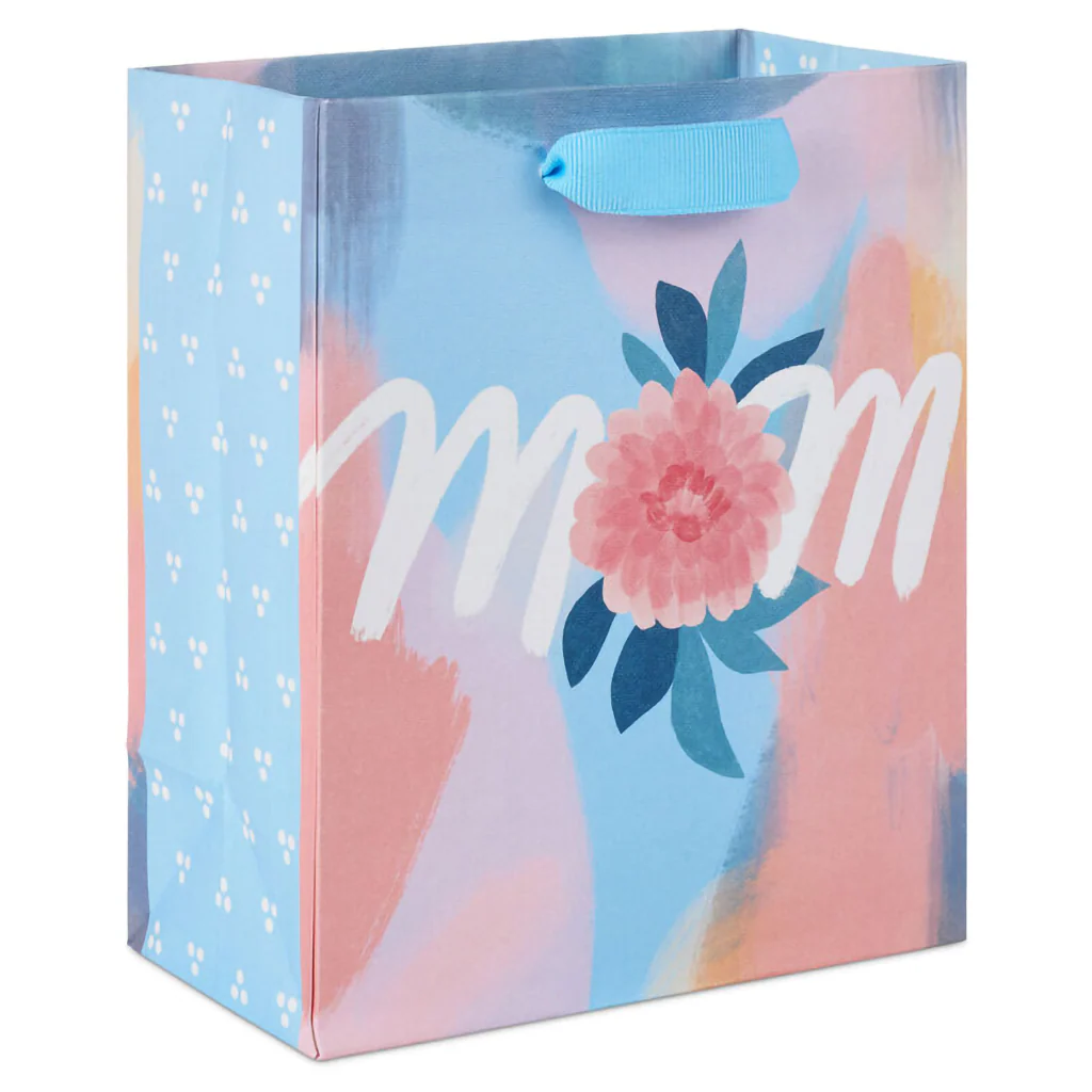 Hallmark : 6.5" Pastel Brushstrokes Small Gift Bag for Mom