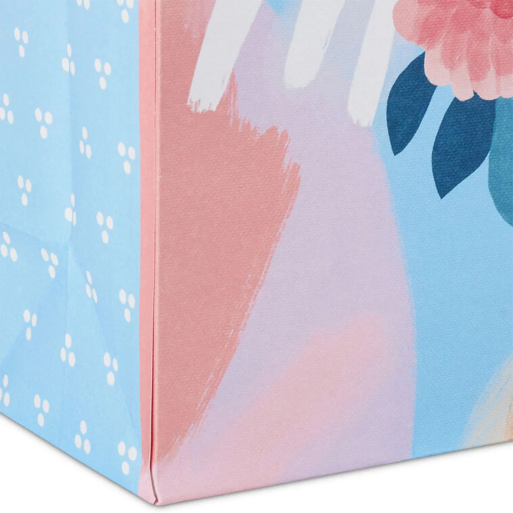 Hallmark : 6.5" Pastel Brushstrokes Small Gift Bag for Mom - Image 5