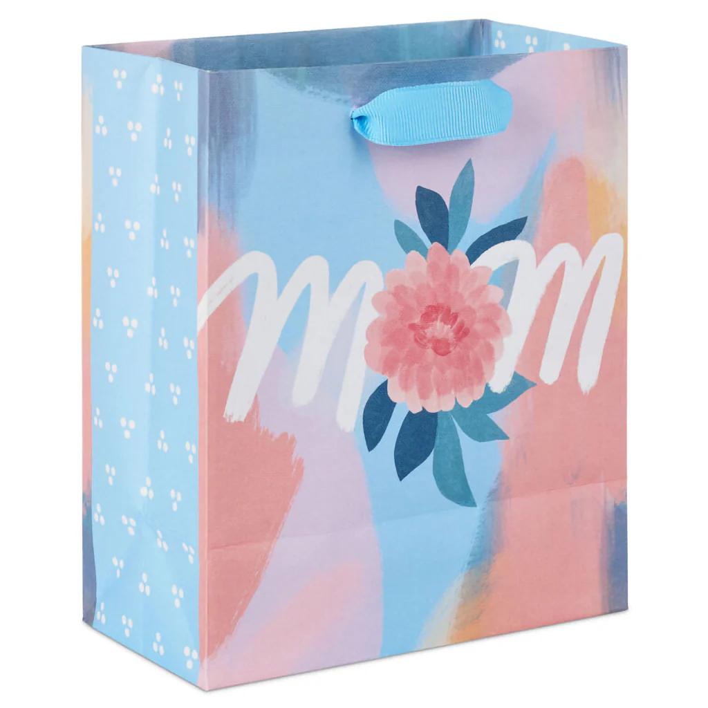 Hallmark : 6.5" Pastel Brushstrokes Small Gift Bag for Mom - Image 6