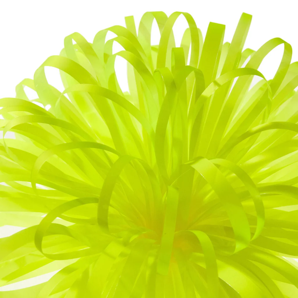 Hallmark : 7" Yellow Looped Pom-Pom Gift Bow - Image 2