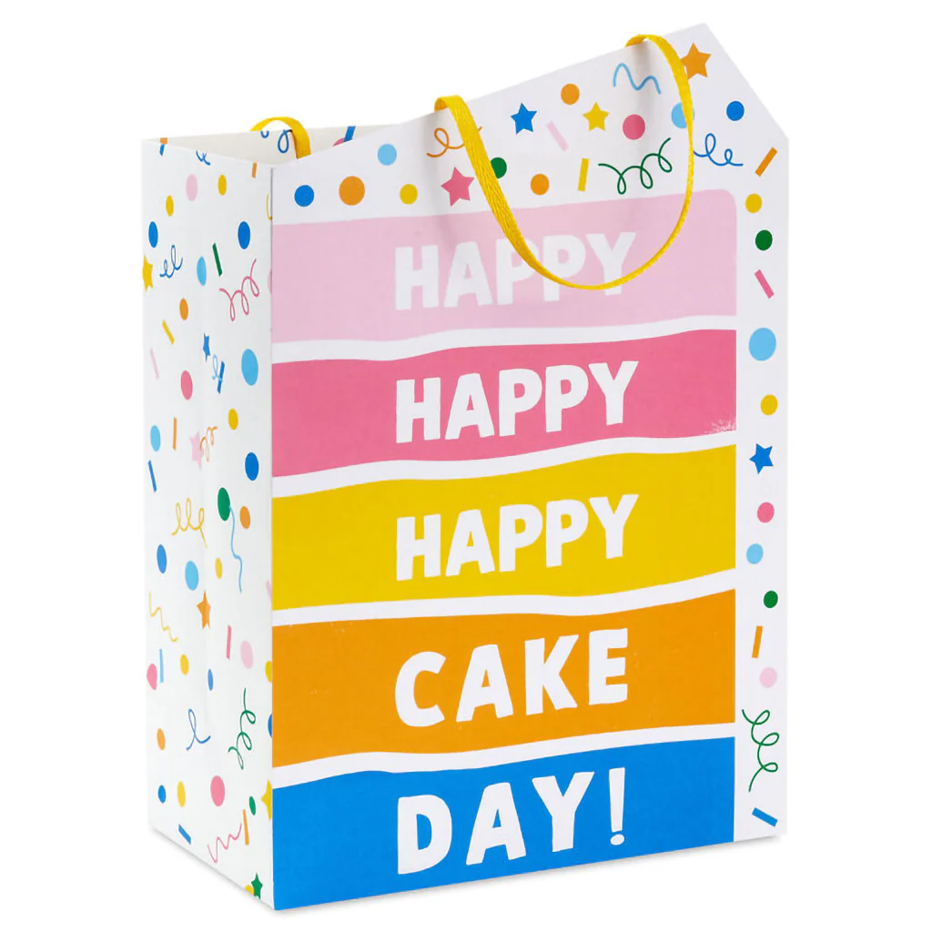 Hallmark : 9.6" Happy Cake Day Medium Birthday Gift Bag - Image 2