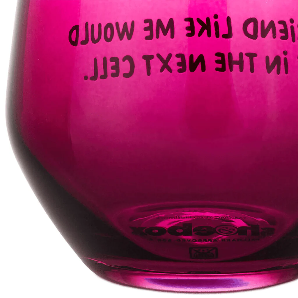 Hallmark : A Friend Like Me Funny Stemless Wine Glass, 15.5 oz. - Image 4