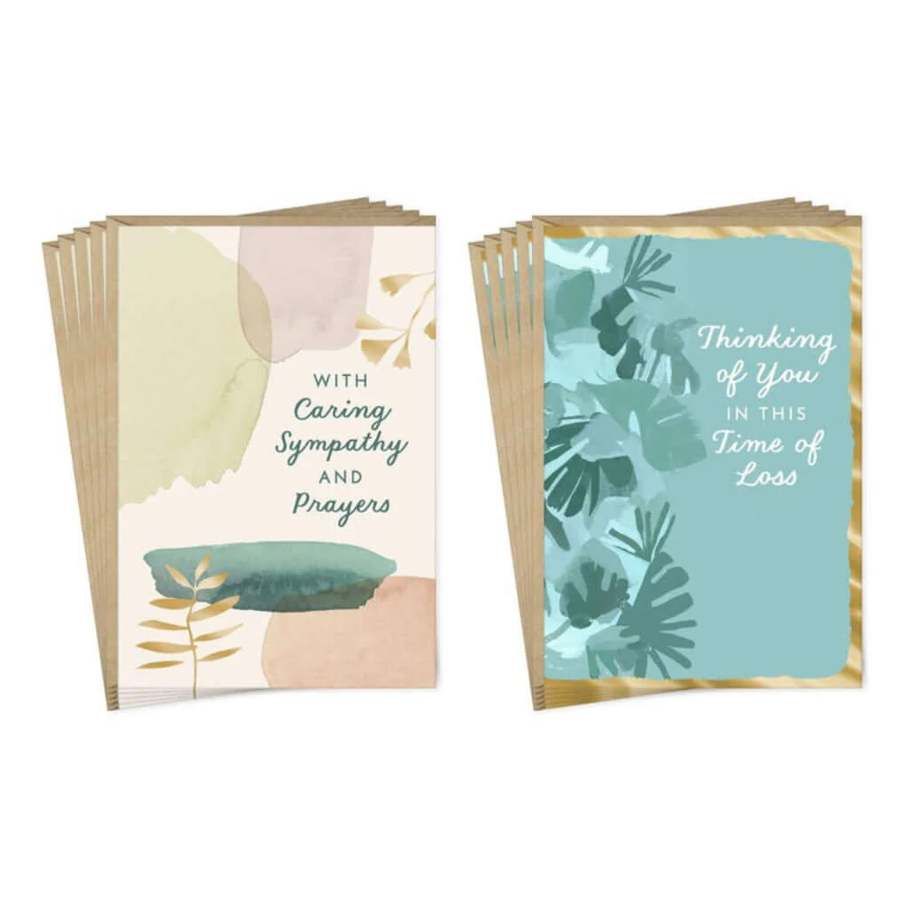 Hallmark : Abstract Nature Religious Sympathy Cards, Pack of 10