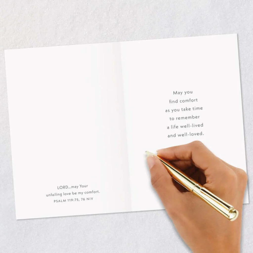 Hallmark : Abstract Nature Religious Sympathy Cards, Pack of 10 - Image 4