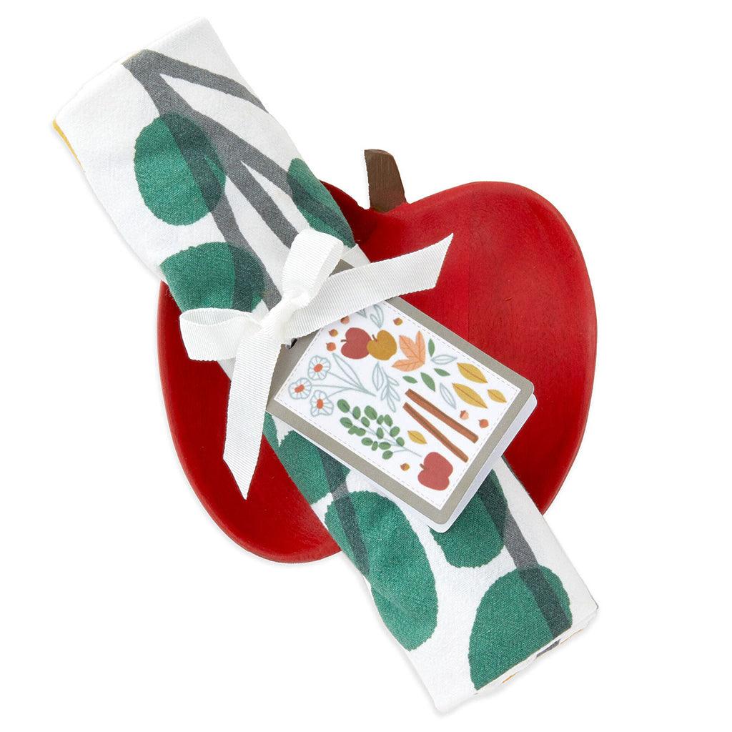 Hallmark : Apple Spoon Rest and Tea Towel, Set of 2 - Image 4