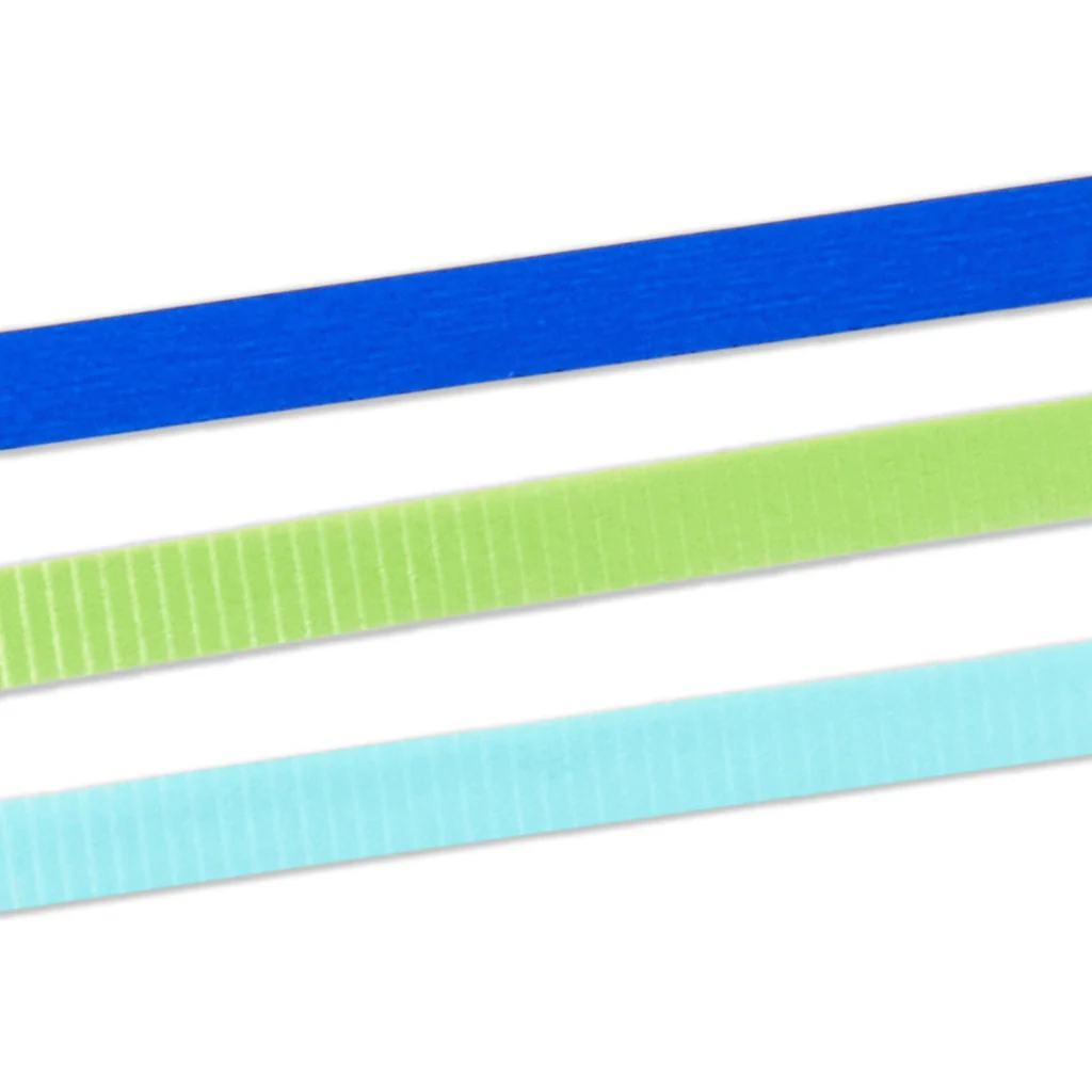 Hallmark : Aqua/Bright Green/Royal Blue 3-Pack Curling Ribbon, 90' total - Image 3