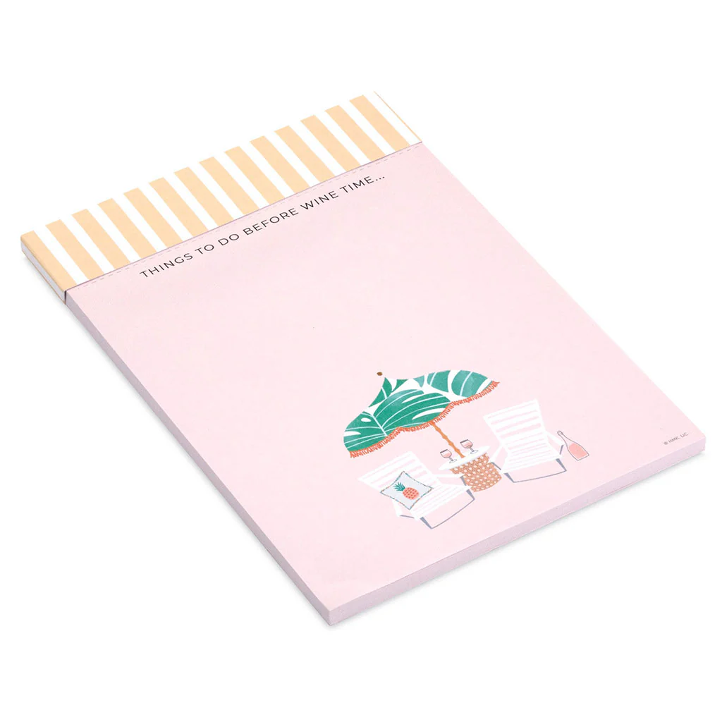 Hallmark : Tropical Wine Time To-Do Note Pad - Image 4