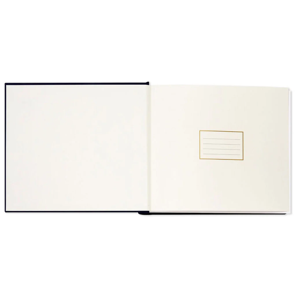 Hallmark : Best Day Ever Gold on Navy Linen Photo Album - Image 3