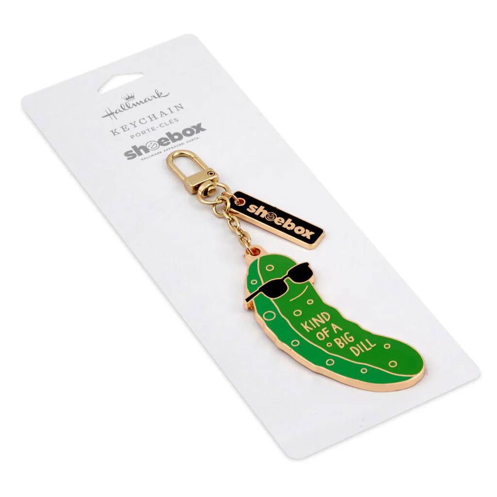Hallmark : Big Dill Pickle Charm Keychain - Image 4