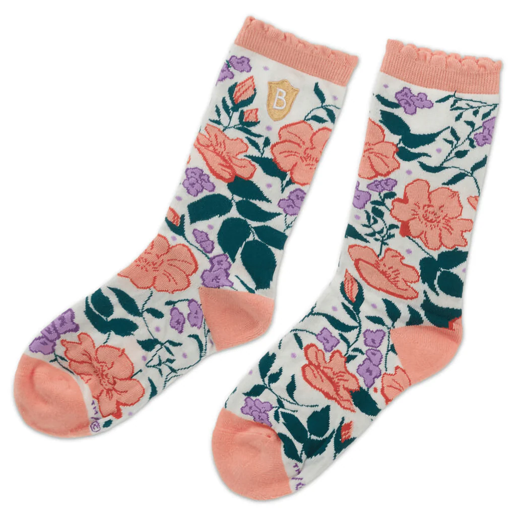 Hallmark : Bridgerton Colorful Floral Socks - Image 4