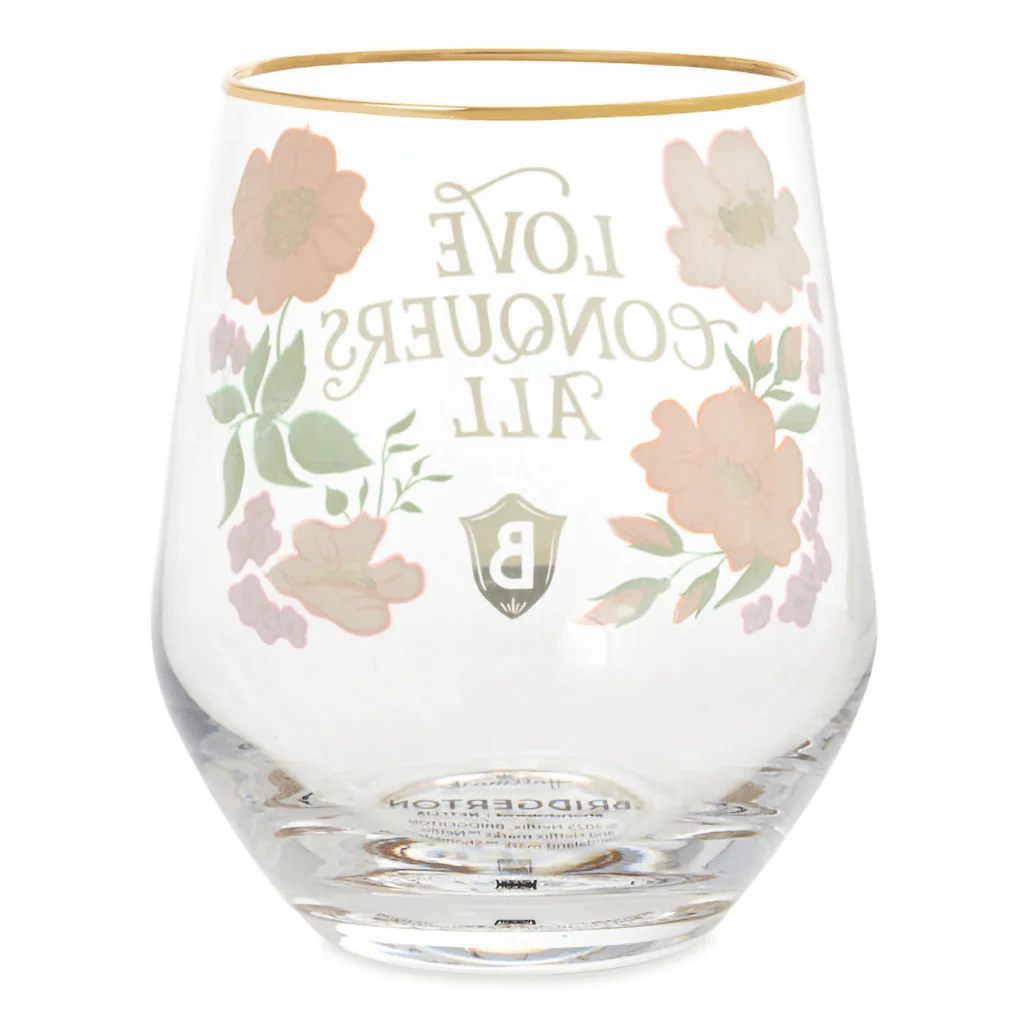 Hallmark : Bridgerton Love Conquers All Stemless Wine Glass - Image 4