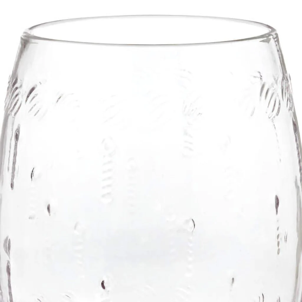 Hallmark : Candles and Frosting Embossed Stemless Wine Glass, 17 oz. - Image 2