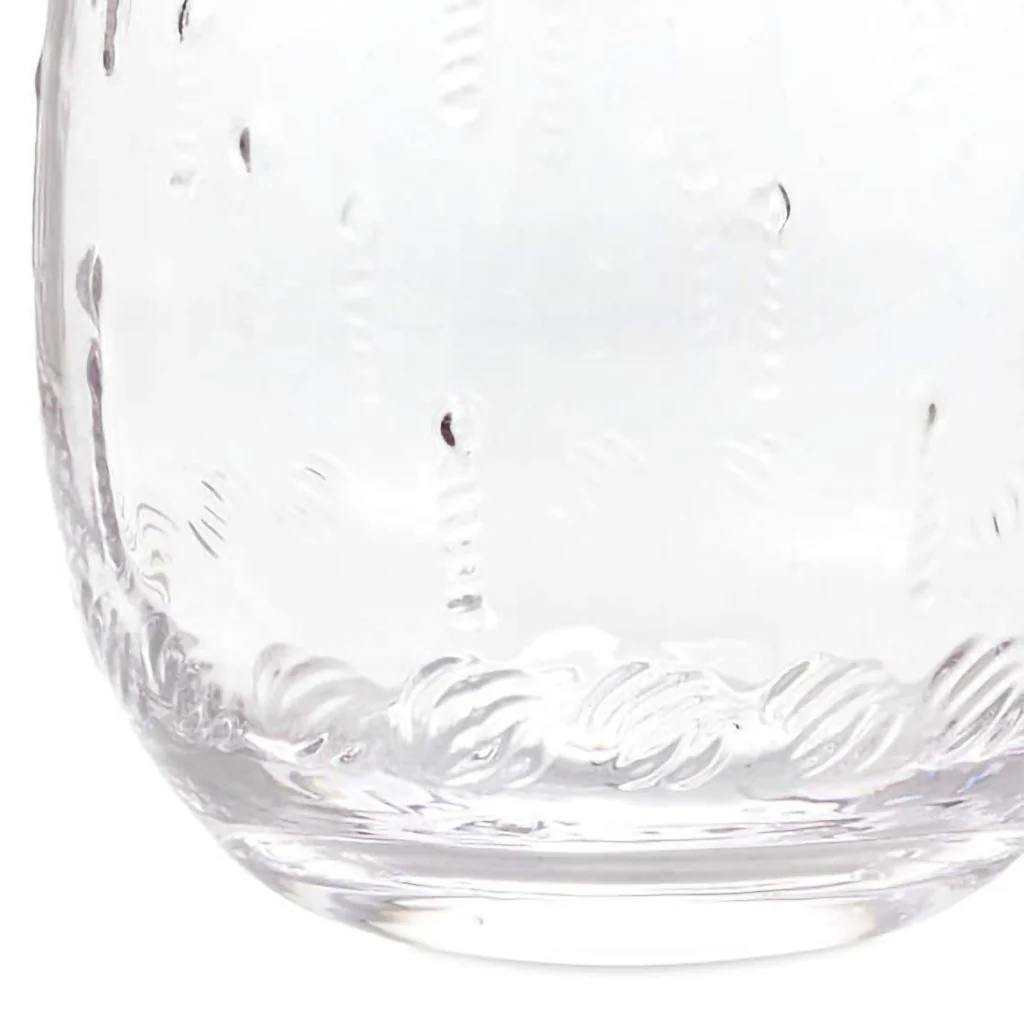 Hallmark : Candles and Frosting Embossed Stemless Wine Glass, 17 oz. - Image 3