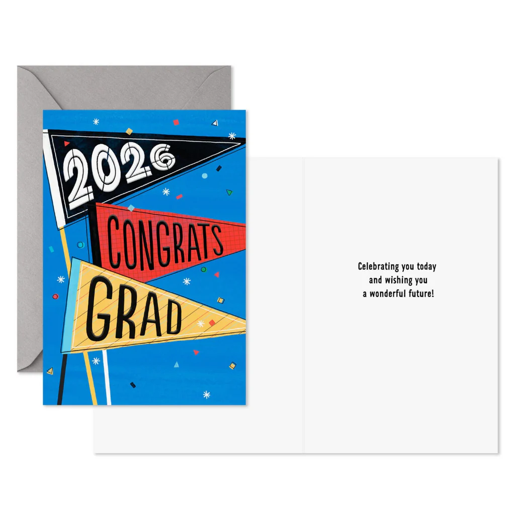 Hallmark : Celebrating You Today Pennants 2026 Graduation Cards - Image 4