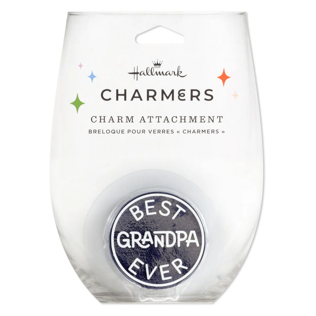 Hallmark : Charmers Best Grandpa Ever Silicone Charm, 1.7" H - Image 4