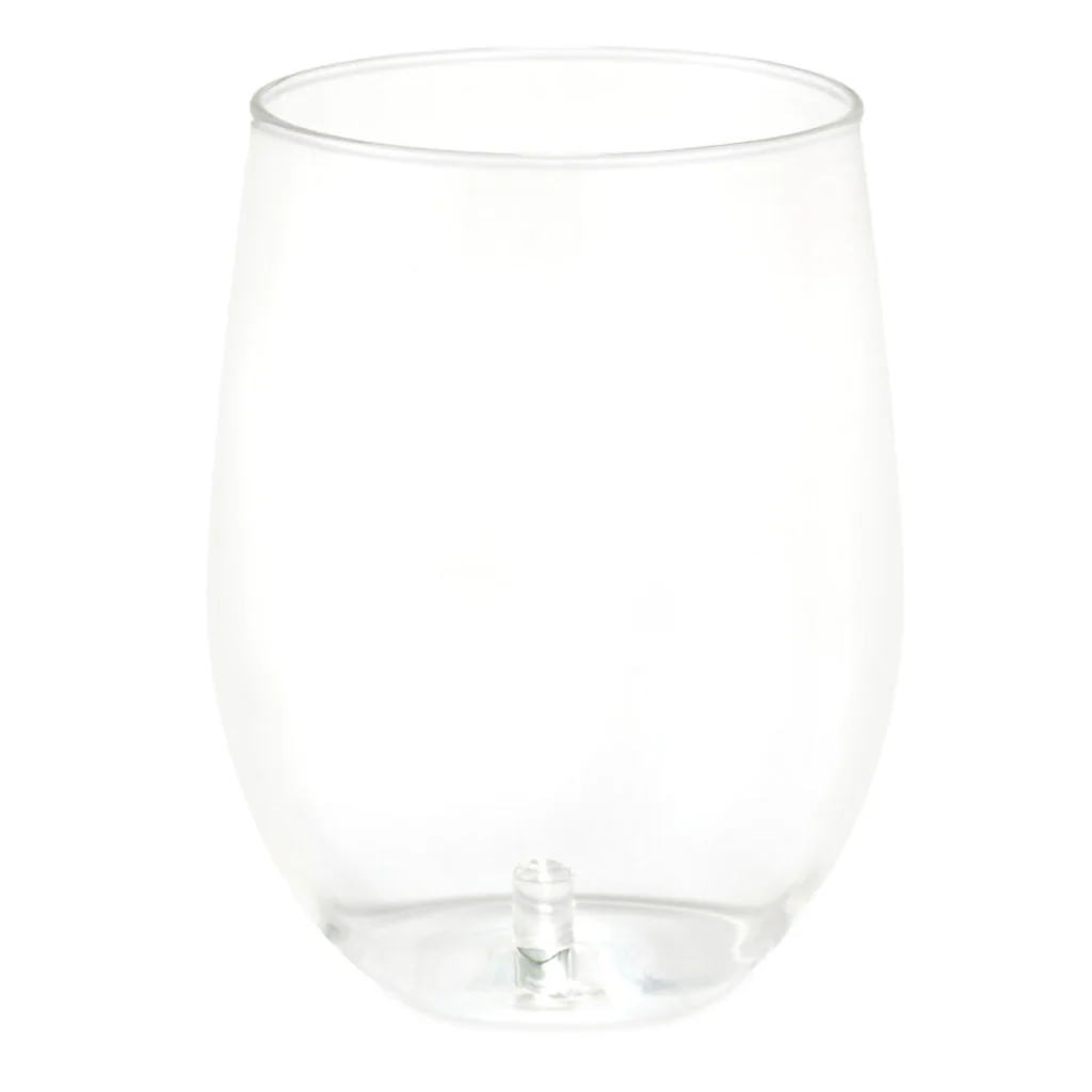Hallmark : Charmers Plastic Stemless Contour Glass, 19.5 oz.