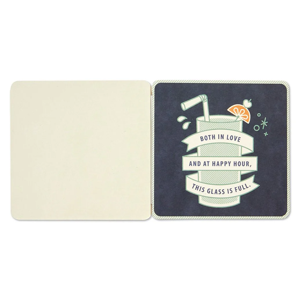 Hallmark : Cheers to Love Coaster Book, Set of 20 - Image 3