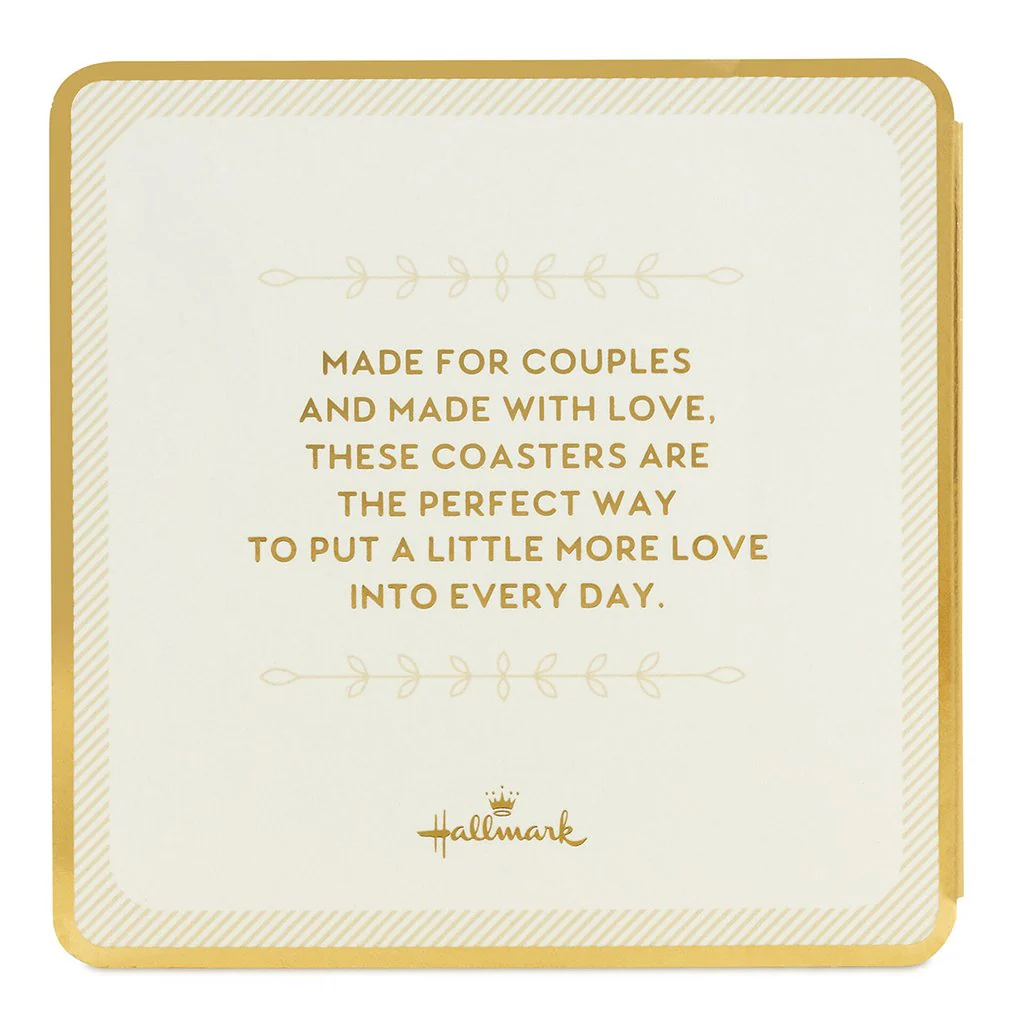 Hallmark : Cheers to Love Coaster Book, Set of 20 - Image 4