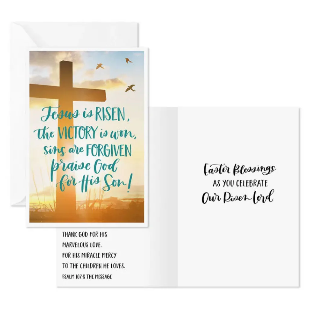 Hallmark : Cross and Sunrise Religious Easter Cards - Image 2