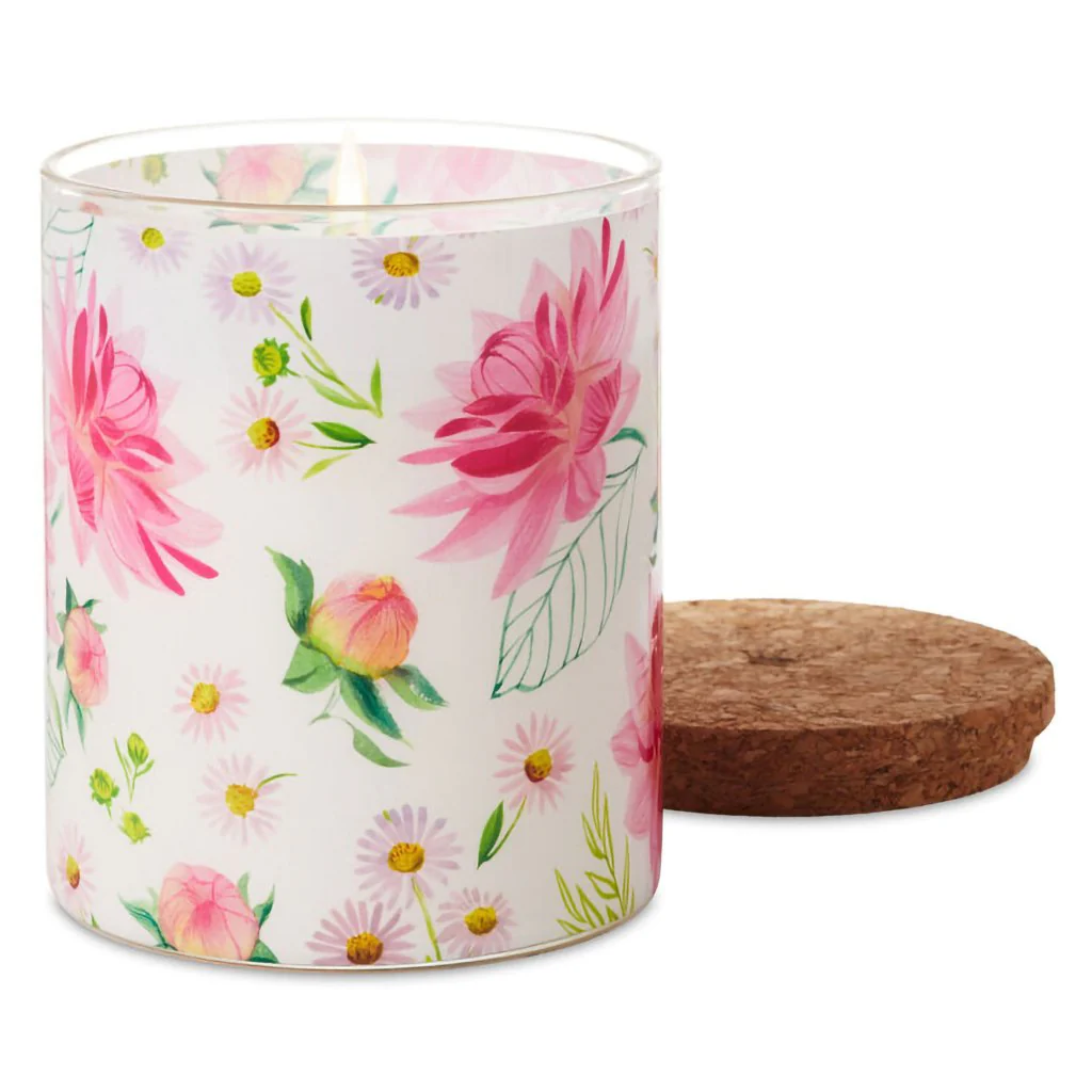 Hallmark : Dahlia and Jasmine Scented 2-Wick Jar Candle, 14.5 oz. - Image 2
