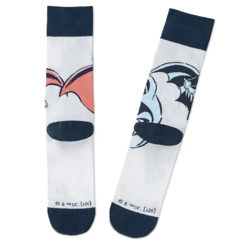 Hallmark :  DC™ Superman™ and Batman™ Novelty Crew Socks - Image 2
