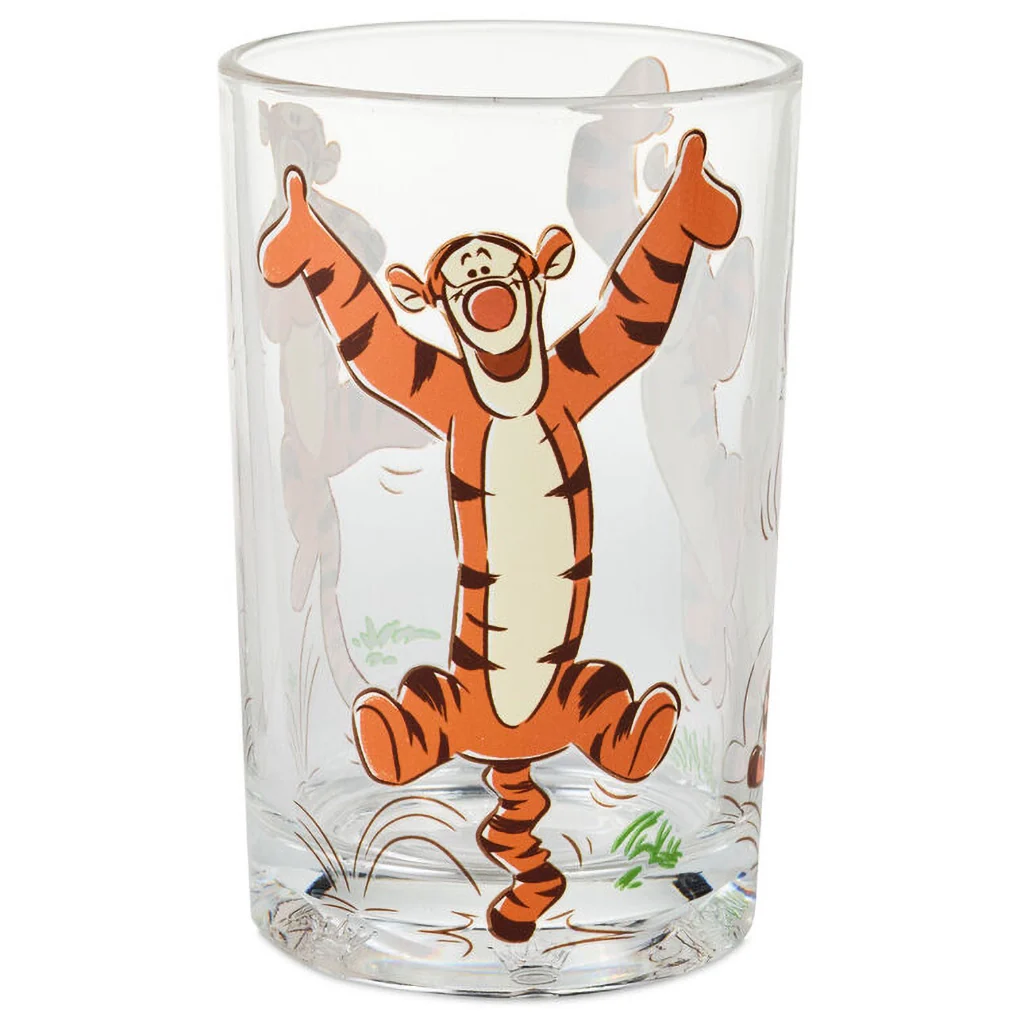 Hallmark : Disney Winnie the Pooh Bouncing Tigger Collectible Drinking Glass, 13.5 oz.