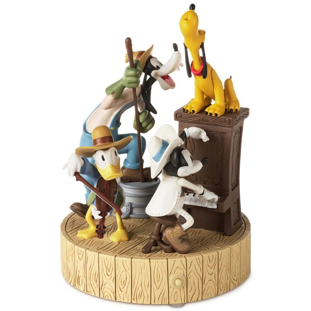 Hallmark : Disney Mickey Mouse and Friends Country Jamboree Musical Figurine, 7.5"