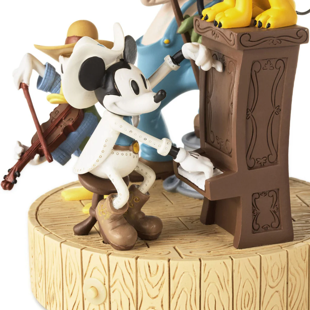 Hallmark : Disney Mickey Mouse and Friends Country Jamboree Musical Figurine, 7.5" - Image 3