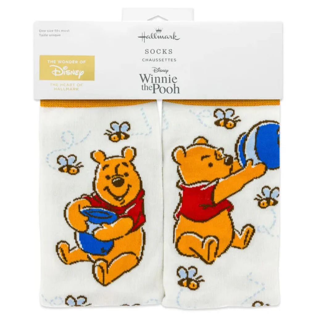 Hallmark : Disney Winnie the Pooh Novelty Crew Socks