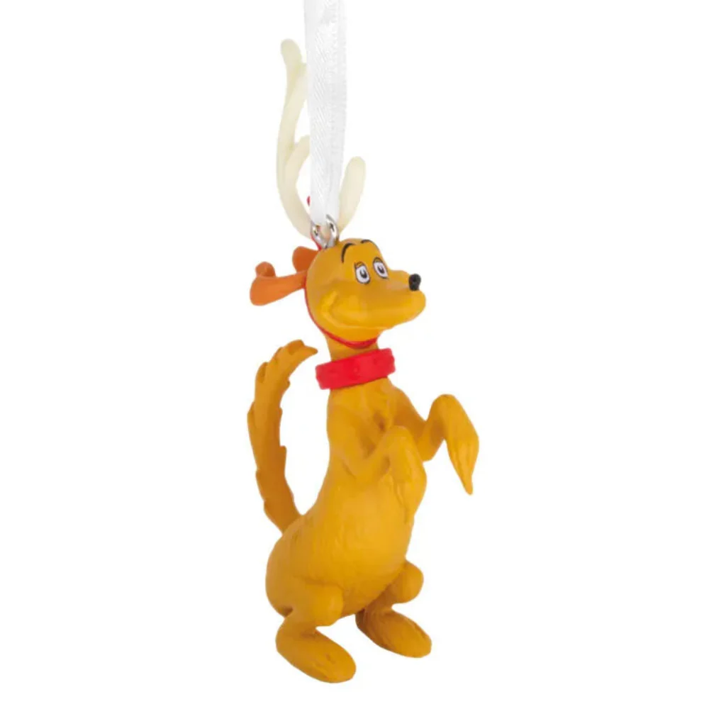 Hallmark :  Dr. Seuss's How the Grinch Stole Christmas!™ Max in Antlers Ornament - Image 2