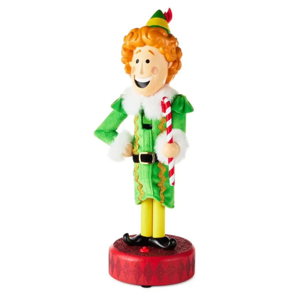 Hallmark : Elf Buddy the Elf™ Nutcracker Figurine With Sound, 13"