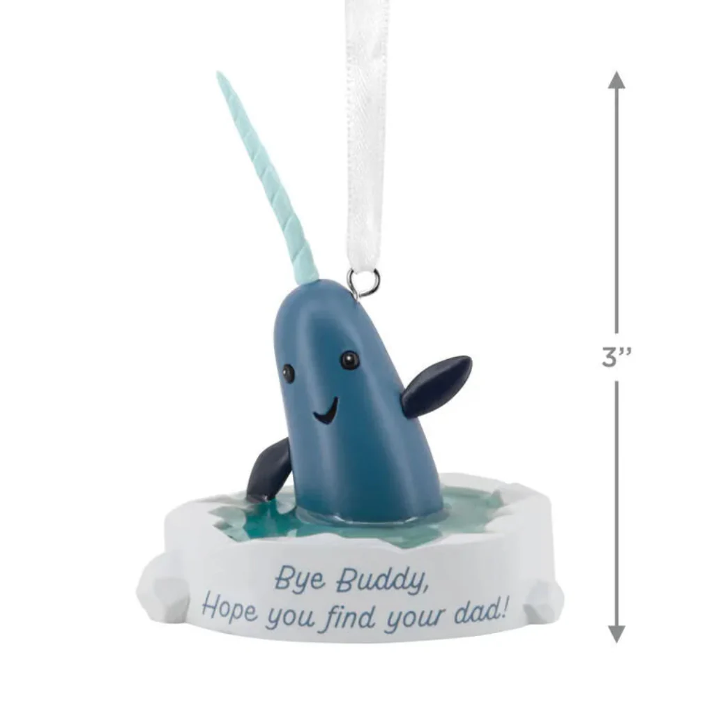 Hallmark : Elf Narwhal Ornament - Image 2