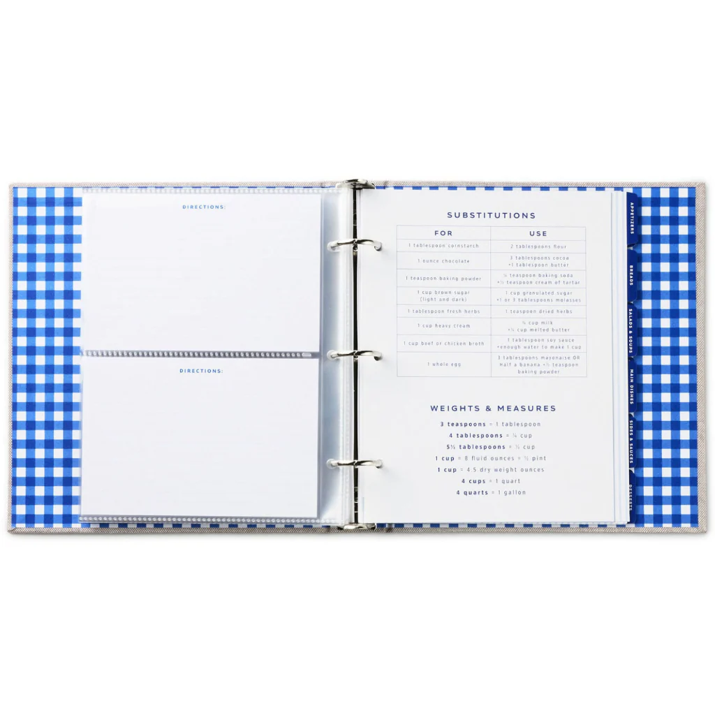 Hallmark : Family Recipes Customizable Recipe Binder - Image 5