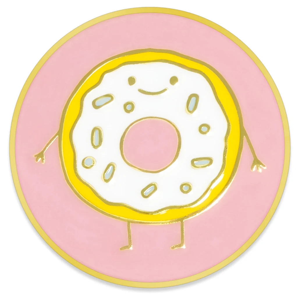 Hallmark : Find Your Center Donut Metal Pocket Token