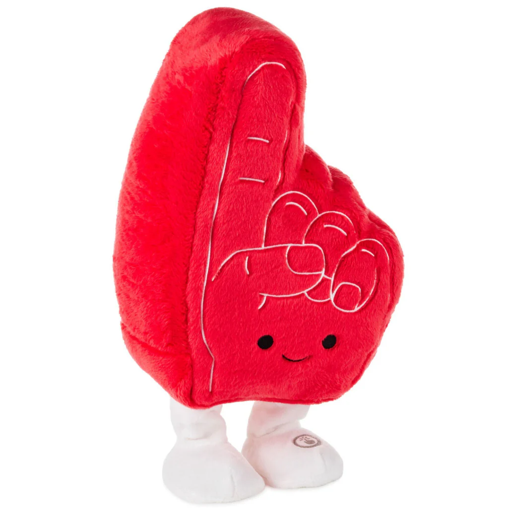 Hallmark : Foam Finger Plush With Sound and Motion, 12"