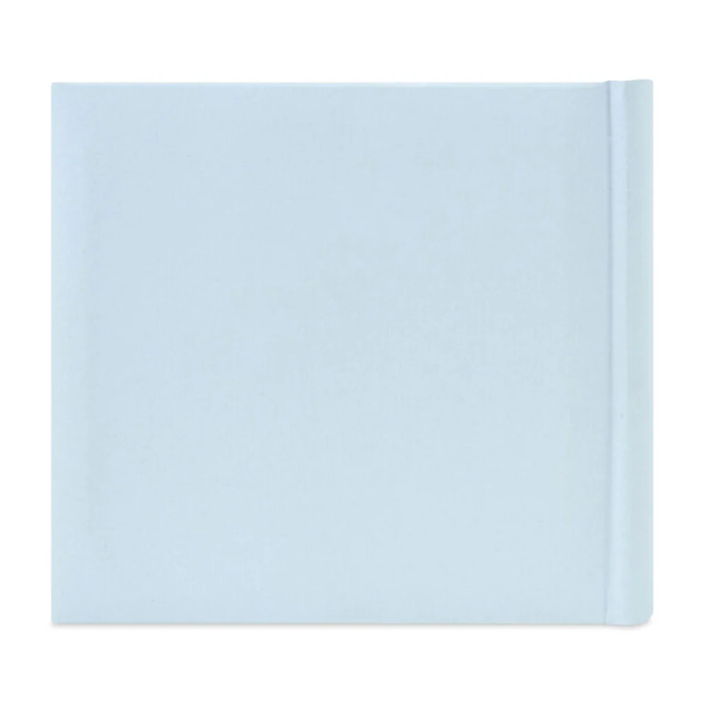 Hallmark : Gather Happy Memories Gold on Light Blue Linen Photo Album - Image 5