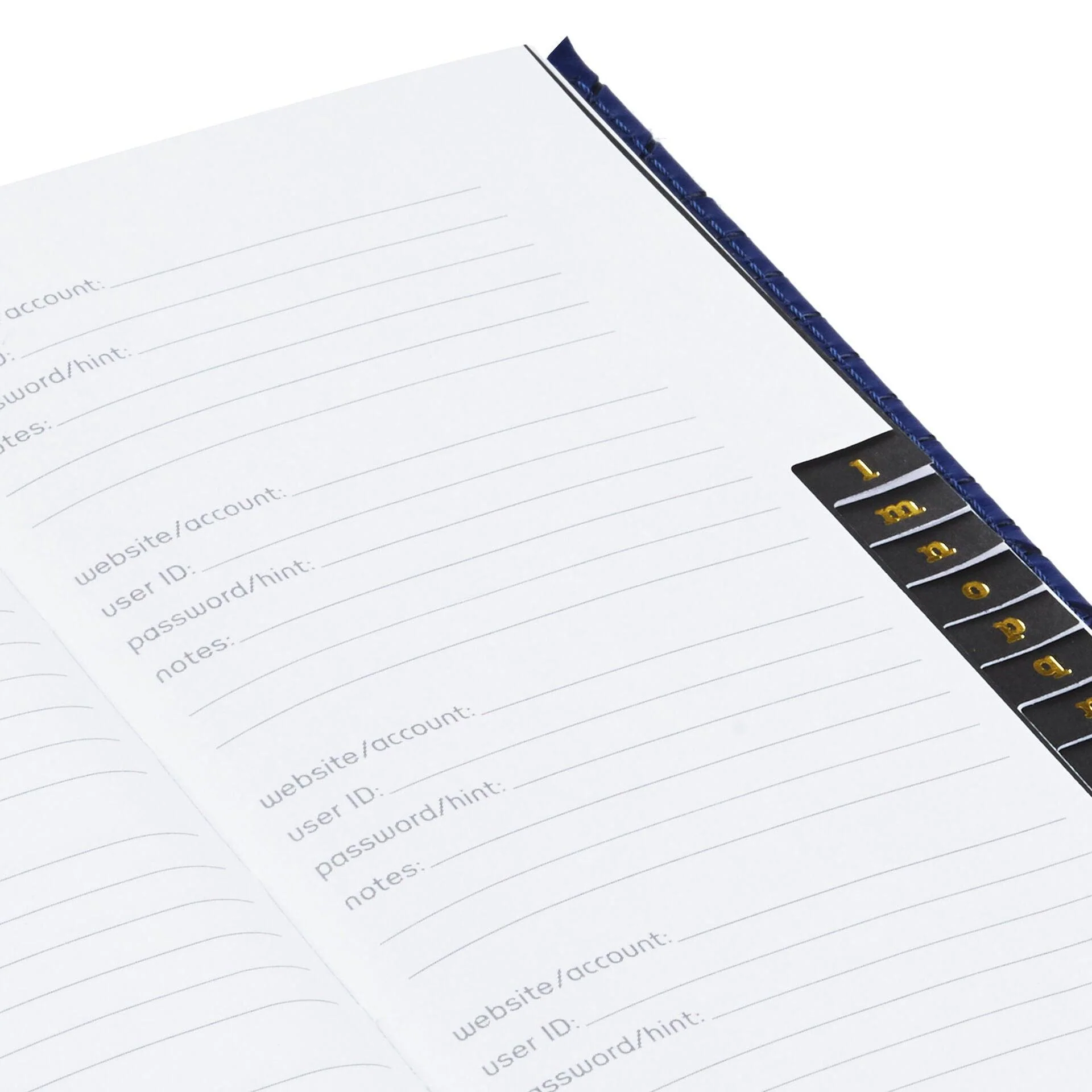 Hallmark : Geometric Navy Password Keeper - Image 5