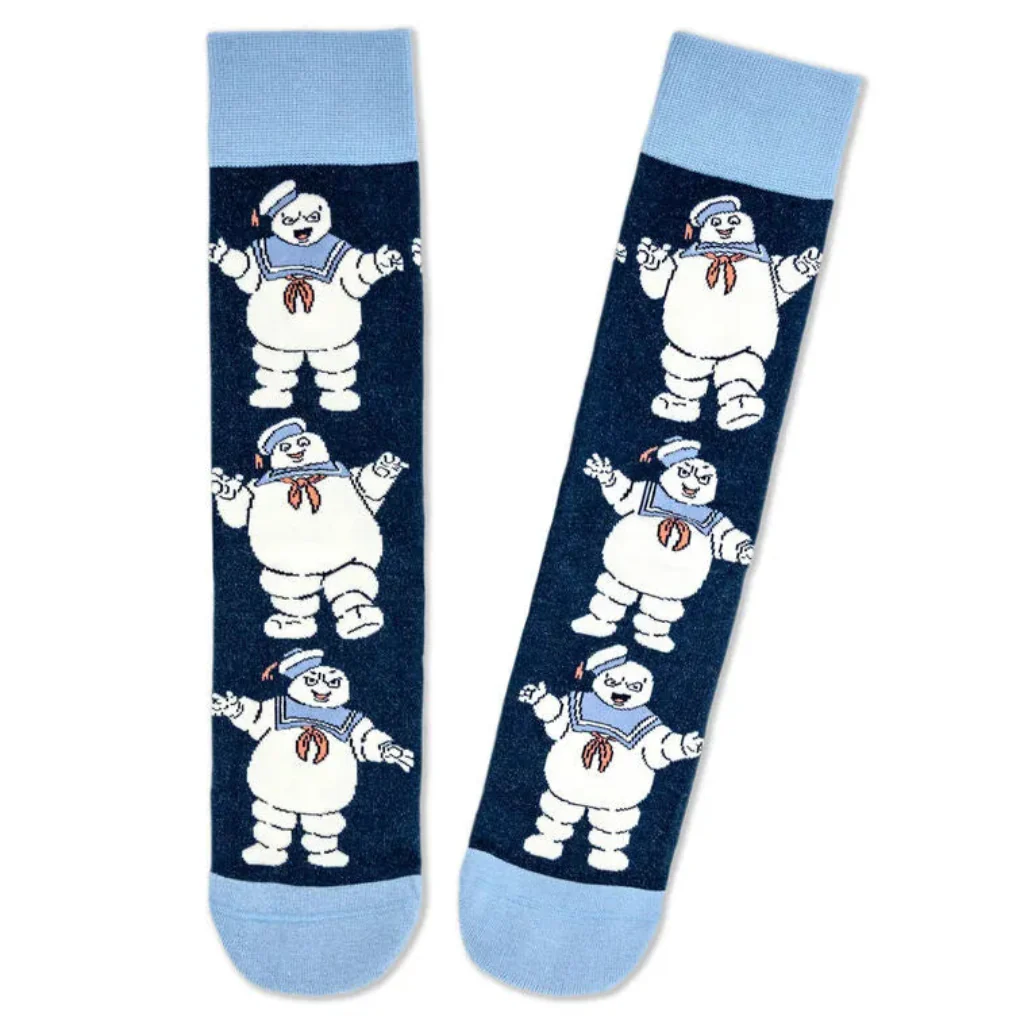 Hallmark : Ghostbusters Stay Puft Marshmallow Man Novelty Crew Socks - Image 2