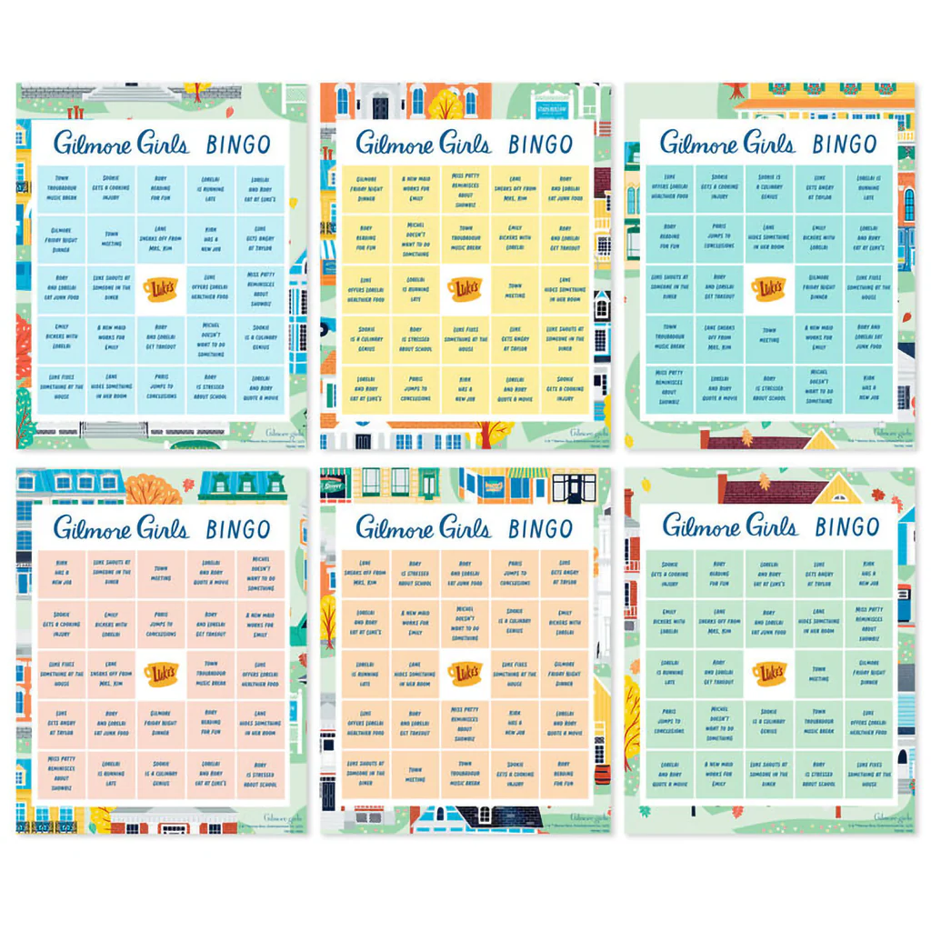 Hallmark : Gilmore Girls Bingo Game Pad, 102 Cards - Image 3