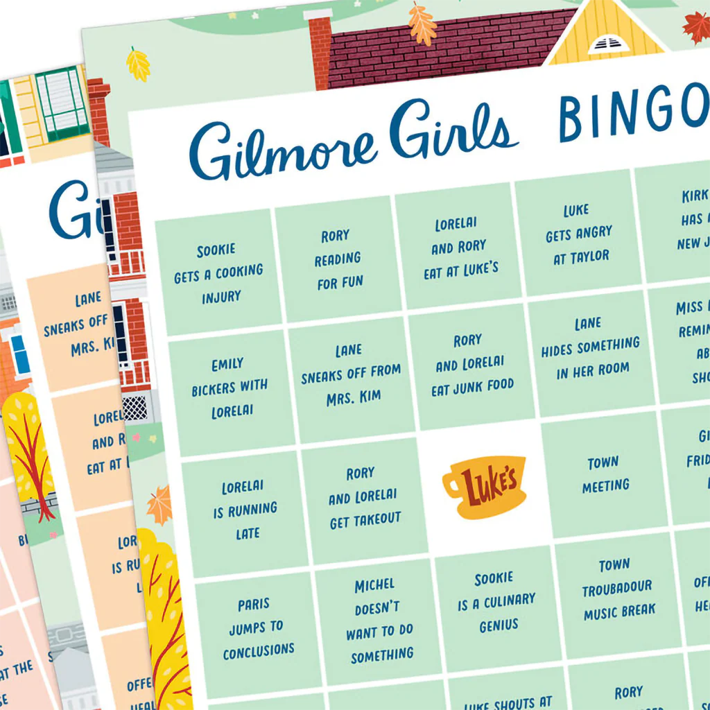 Hallmark : Gilmore Girls Bingo Game Pad, 102 Cards - Image 5