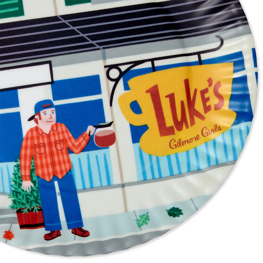 Hallmark : Gilmore Girls Stars Hollow Appetizer Plates, Set of 4 - Image 4