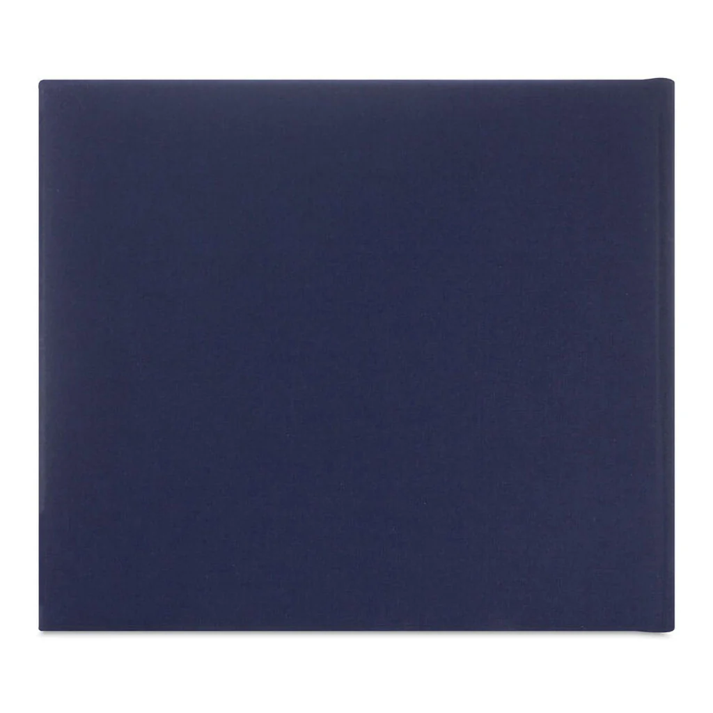 Hallmark : Gold on Navy Linen Customizable Guest Book - Image 8