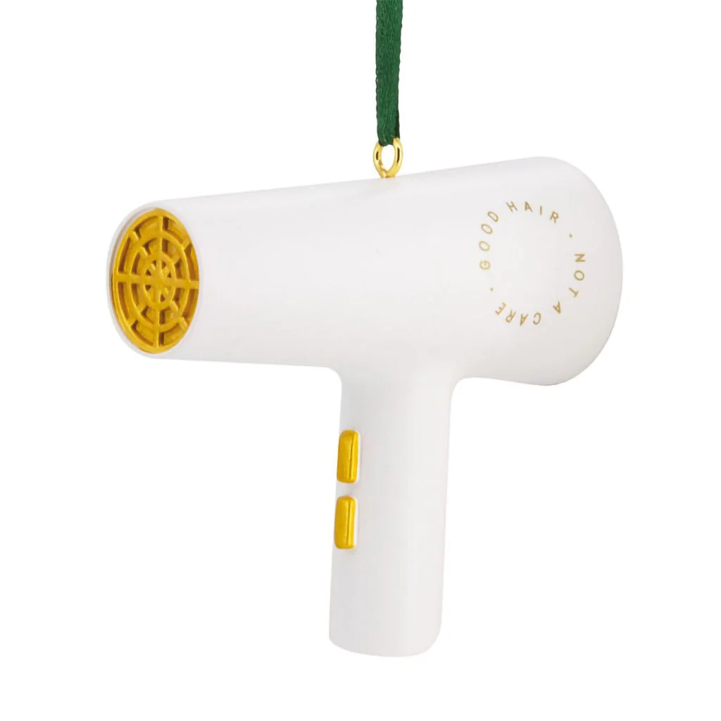 Hallmark : Hairdresser Hair Dryer Hallmark Ornament - Image 3