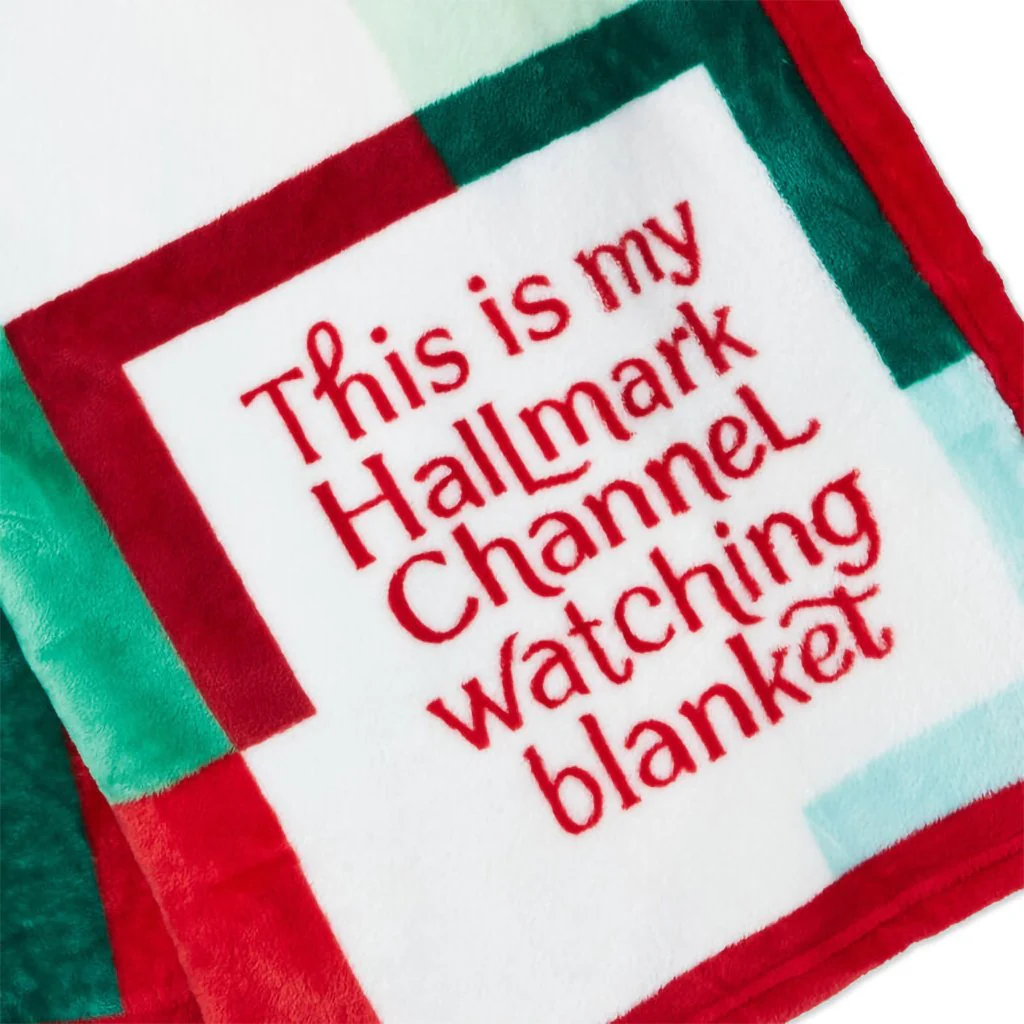 Hallmark : Hallmark Channel Watching Plaid Blanket, 50x60 - Image 2